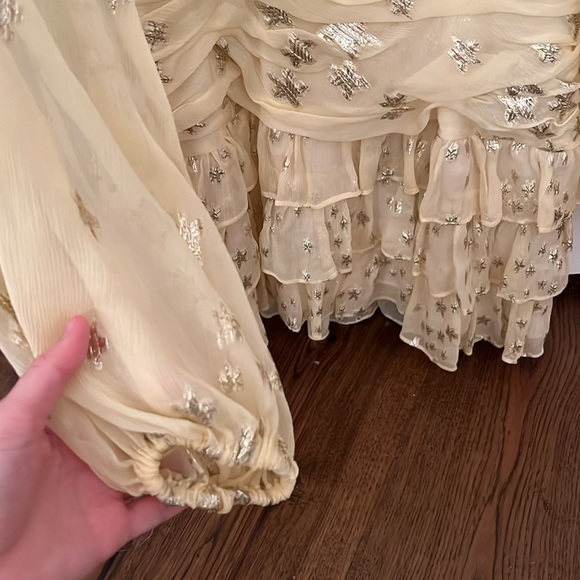 Loveshackfancy Yellow Gold Mini Dress - Picture 4 of 6